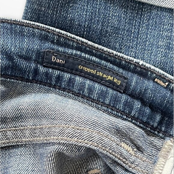 Citizens of Humanity Dani Cropped Straight Leg Cuffed Medium Wash Size 28 - Picture 7 of 10